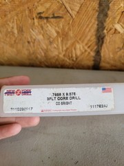 New York Twist Drill 49/64 Core Drill 3FLT .7656×9.875 USA