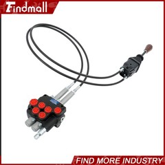 Findmall Hydraulic Remote Control Valve 2 Spool 21 GPM Easy Installation Kit