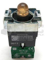 NEW SHAMROCK CONTROLS RB2-BWL755 PUSH BUTTON BODY ASSEMBLY 110V RB2-BWL7