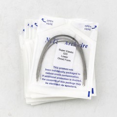 5 Pack Dental Orthodontic Niti Arch Wire Round Super Elastic Upper Lower 012-020