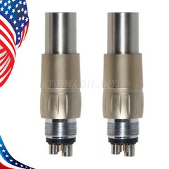 1-10 PCS NSK Style Dental LED Fiber Optic 6 Hole Quick Coupler Coupling