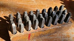 1/4″ & 3/8″ 71pc. Letter & Number Stamp Punch Sets Alloy Steel Metal