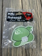Vintage Shapes Etc Mini Notepad 35 Sheets 1991 Turtle