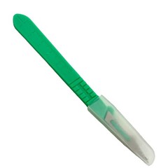 Sterile Disposable Scalpel No. 11 (10/Pack) w/ Plastic Handle – Carbon Steel