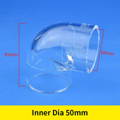 16~50Mm Acrylic 90° Elbow Transparent Tube Fittings Aquarium Water Pipe Connecto