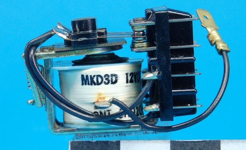 Line Electric – MKD3D-12 – Open Frame Power Relay 3PDT 5Amp 12VDC Coil Rare, New