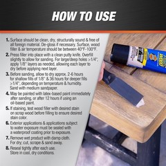 DAP Plastic Wood All Purpose Latex Wood Filler, Natural, 3 Oz