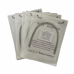 100pcs Dental Orthodontic Arch Wire Super Elastic Niti Rectangular Natural Form