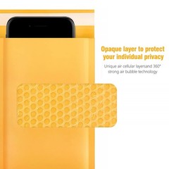 HBlife 50Pcs Bubble Mailers, 4×8 Inches Self Seal Kraft 4*8 50PCS, Yellow