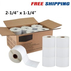 1.25″x2.25″ 1000 Label Direct Thermal Shipping Stickers Barcode UPC Zebra Eltron