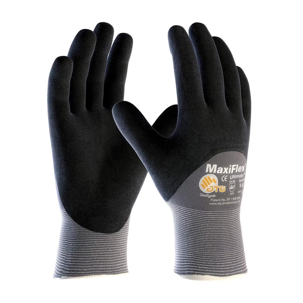 34-875/L PIP G-Tek Maxiflex, Black & Gray, L Protective Industrial Products PIP