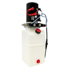 Single Acting Hydraulic Pump – 6QT Capacity, 22MPA, DC 12V Power Unit