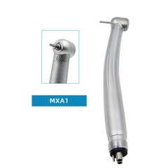 Dental Fiber Optic E-generator LED High Speed Handpiece Push Turbine 4 HOLES