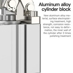 HNJPC Pneumatic Clamping Cylinder with Lever Arm, 1 inch 25mm Bore Down Actin…