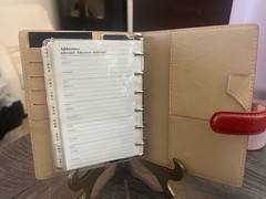 Filofax Pocket Dorset Italian Leather*Look Closely At Pictures-cracking*