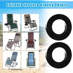 Zero Gravity Chair Replacement Cord, 4 Pcs Durable Bungee Elastic Laces Replace