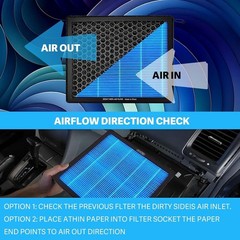 Cabin Air Filter CF11671 Fits RAM 1500/2500/3500 (2016-2025), 4500/5500 (2016-20