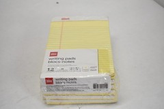 Office Depot Writing Pads Bloc Notes 12 Pack 5″ x 8″ 50 Sheets/Pad Yellow