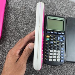 Texas Instruments Graphing Calculator Bundle Pink TI-84 Plus Silver TI-83 Plus
