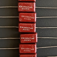 10pcs NOS Cornell Dubilier CM15E471JO 470pf 300VDC Silver Mica Capacitors A+++