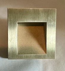 Lucifer Lighting Impact LED Step Light Brushed Brass ISL1-2-BR-80L02B2