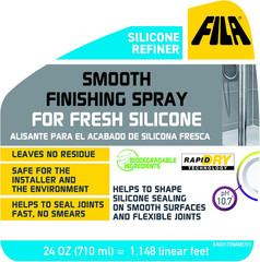 – Silicone Finishing Kit with Smoothing Spray, Caulk Tool Included, 24Oz