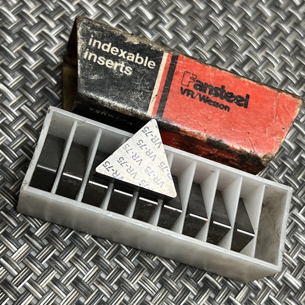 New VR Wesson Fansteel TNMN 432 Grade: VR75 Carbide Inserts (10) (Loc:1-B1)