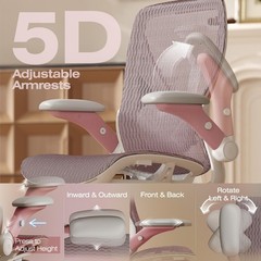 ELABEST X100 Ergonomic Mesh Office Chair with Footrest