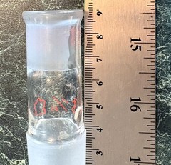 Kontes 19/22 female to 24/40 male ground glass adapter for chemistry distilling