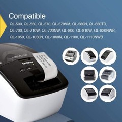 20Rolls 62mmx100mm DK-1202 Shipping Name Badge Labels Fit for Brother QL-1060N