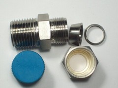 1- Swagelok Stainless Steel Connector, 1/2″ OD Tube x 1/2″ MNPT, SS-810-1-8