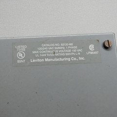 Leviton 52120-M2 Surge Protector SPD 120/240V 100kA Whole House Panel Tested