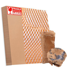Honeycomb Packing Paper Cushion Wrap Sheets Pack Moving Shipping Kraft Supplies