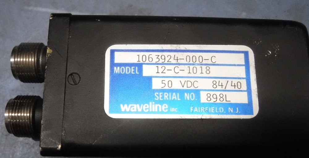 WAVELINE RF RELAY 12-C-1018 (DENTED CASE ) FREE SHIPPING