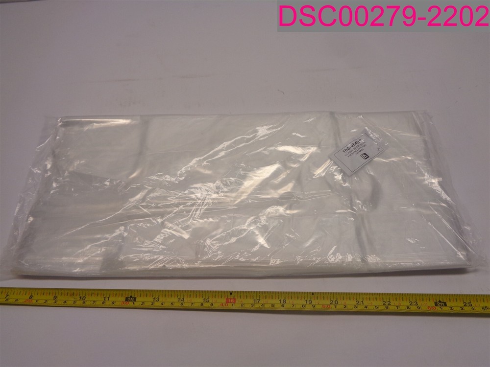 QTY=1,000 (10 Packs of 100); LD Poly Gusset Bags 10G-084018 8″x4″x18″ 1Mil.