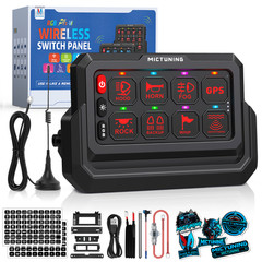 Multifunction 12 Gang Wireless Switch Panel RGB Circuit Relay Box Remote Control