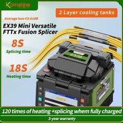 Komshine EX39 FTTX Fiber Fusion Splicer 0.01 db Splicing Loss ,3 Years Warranty