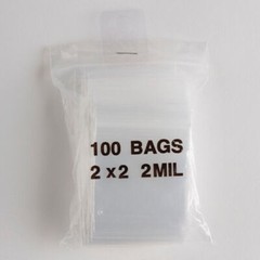 500/PCS 2″x2″ Clear Reclosable Seal Bag Plastic Poly Zip Lock Bags Jewelry 2Mil