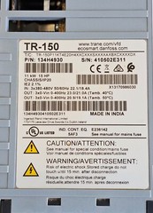 Trane TR-150 VFD w/Keypad, 15 HP, 11kW, 380-480V AC Input, 3 PH