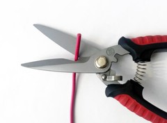 Pair of Electrician Wire Cutting Scissors for Cutting and Stripping Wires