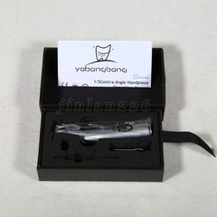 NSK Ti-MAX X95L Style Dental 1:5 LED Fiber Optic Contra Angle Handpiece Red Ring