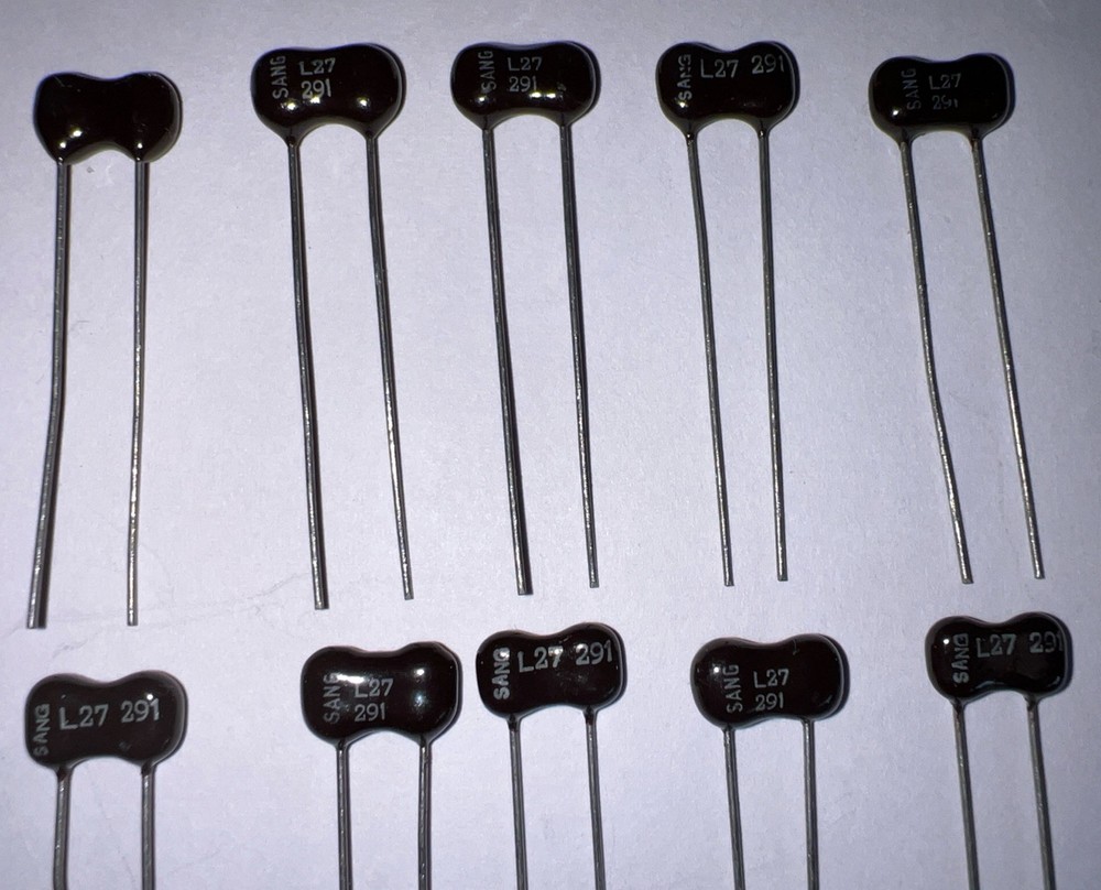 Silver Mica Capacitor 27PF 500V 5% New Quantity of 10 by Sangamo 30 Day Returns.