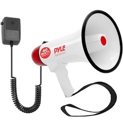 Pyle PMP48IR 40 Watts Professional Rechargeable Batteries Megaphone/Bullhorn