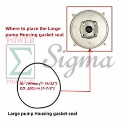 Gasket and Mechanical Seal For Predator 2″ in. 212cc Semi-Trash Water Pump 63405