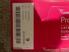 Cardinal Health Protexis Latex Surgical Gloves Size 9 50CT RECENTLY OR SOON EXP