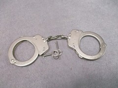Fox Tactical 39-32 Professional Double-Lock Handcuffs Nickel Steel w/ 2 Keys