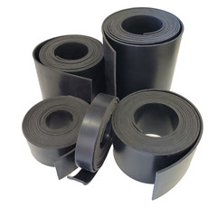 Neoprene Rubber Sheet Solid 1/8 Thick x 36″ wide x 12″ long 60A Duro, Black