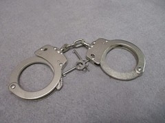 Fox Tactical 39-32 Professional Double-Lock Handcuffs Nickel Steel w/ 2 Keys