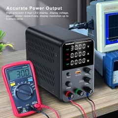 Variable DC Power Supply 30V 10A, Adjustable Bench Power Supply, USB Quick Charg