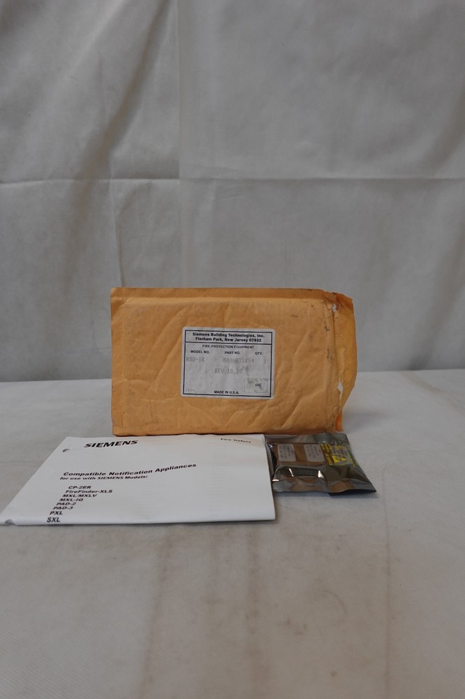 Siemens MSU-1K / 500-691254 Fire Alarm MXL Upgrade Firmware Kit Rev. 10.20